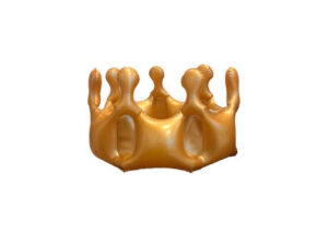 Aufblasbare Krone "King" als Werbeartikel mit Logo bedrucken
