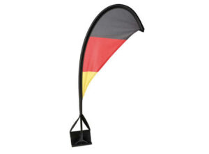 Autofahne "Windsegel" Deutschland als Werbeartikel mit Logo bedrucken