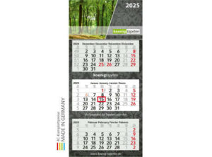 3-Monats-Kalender Profil 3 x.press als Werbeartikel mit Logo bedrucken