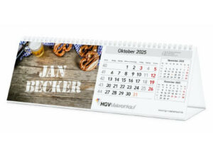 Kalender MagicPix Table Quer Bestseller als Werbeartikel mit Logo bedrucken