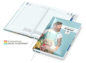 Buchkalender Manager Register Bestseller inkl. 4C-Druck als Werbeartikel mit Logo bedrucken
