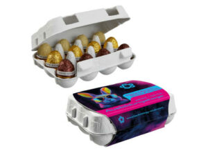 12er Ostereier-Karton mit Ferrero Rocher Eiern als Werbeartikel mit Logo bedrucken