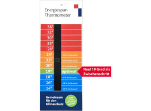 Energiespar-Thermometer Eco als Werbeartikel mit Logo bedrucken