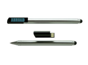 Kugelschreiber mit eingebauter USB-Karte Penny als Werbeartikel mit Logo bedrucken