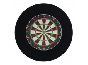 Catchring 4-tlg. schwarz für Dartboard mit Logo als Werbeartikel mit Logo bedrucken