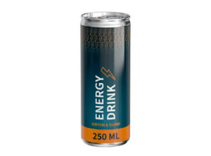 250 ml Energy Drink - Body Label (außerh. Deutschlands) als Werbeartikel mit Logo bedrucken