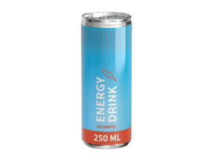 250 ml Energy Drink zuckerfrei - Body Label als Werbeartikel mit Logo bedrucken