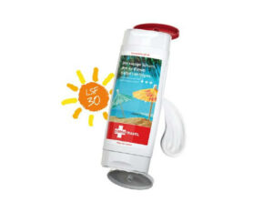 DuoPack Sonnenmilch LSF 30 + After Sun Lotion (sensitiv) (2 x 50 ml) als Werbeartikel mit Logo bedrucken