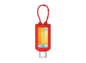 50 ml Bumper rot - Sonnenmilch LSF 30 (sensitiv) - Body Label als Werbeartikel mit Logo bedrucken