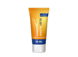 50 ml Tube - Sonnenmilch LSF 50 (sensitiv) - FullbodyPrint als Werbeartikel mit Logo bedrucken