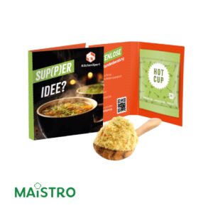 Werbekarte Midi Maistro: Meine klare Suppe WER GmbH