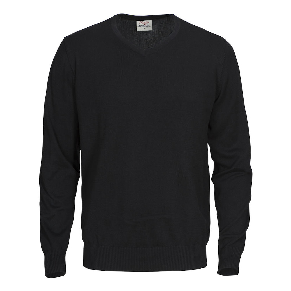 New Wave FOREHAND KNITTED V-NECK | Farbe: schwarz