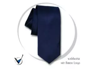 Krawatte Kollektion 20 - Marine als Werbeartikel mit Logo bedrucken