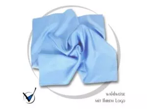 Tuch Kollektion UNI B1A - Himmelblau als Werbeartikel mit Logo bedrucken